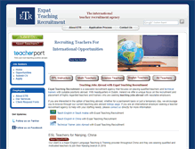 Tablet Screenshot of expatteaching.com